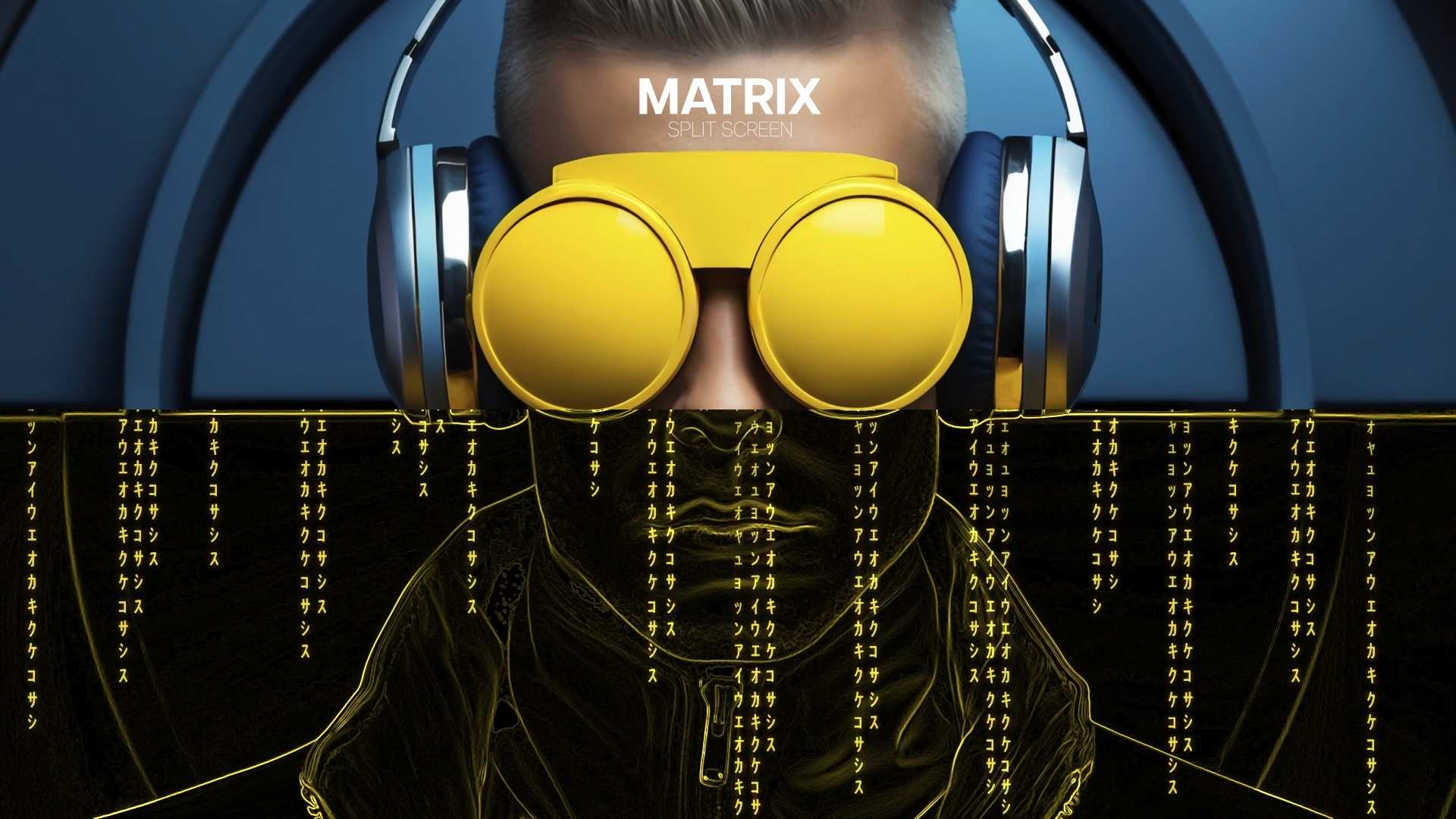 数字矩阵分屏多媒体展示AE模板 matrix split screen插图1 数字矩阵分屏多媒体展示AE模板 matrix split screen