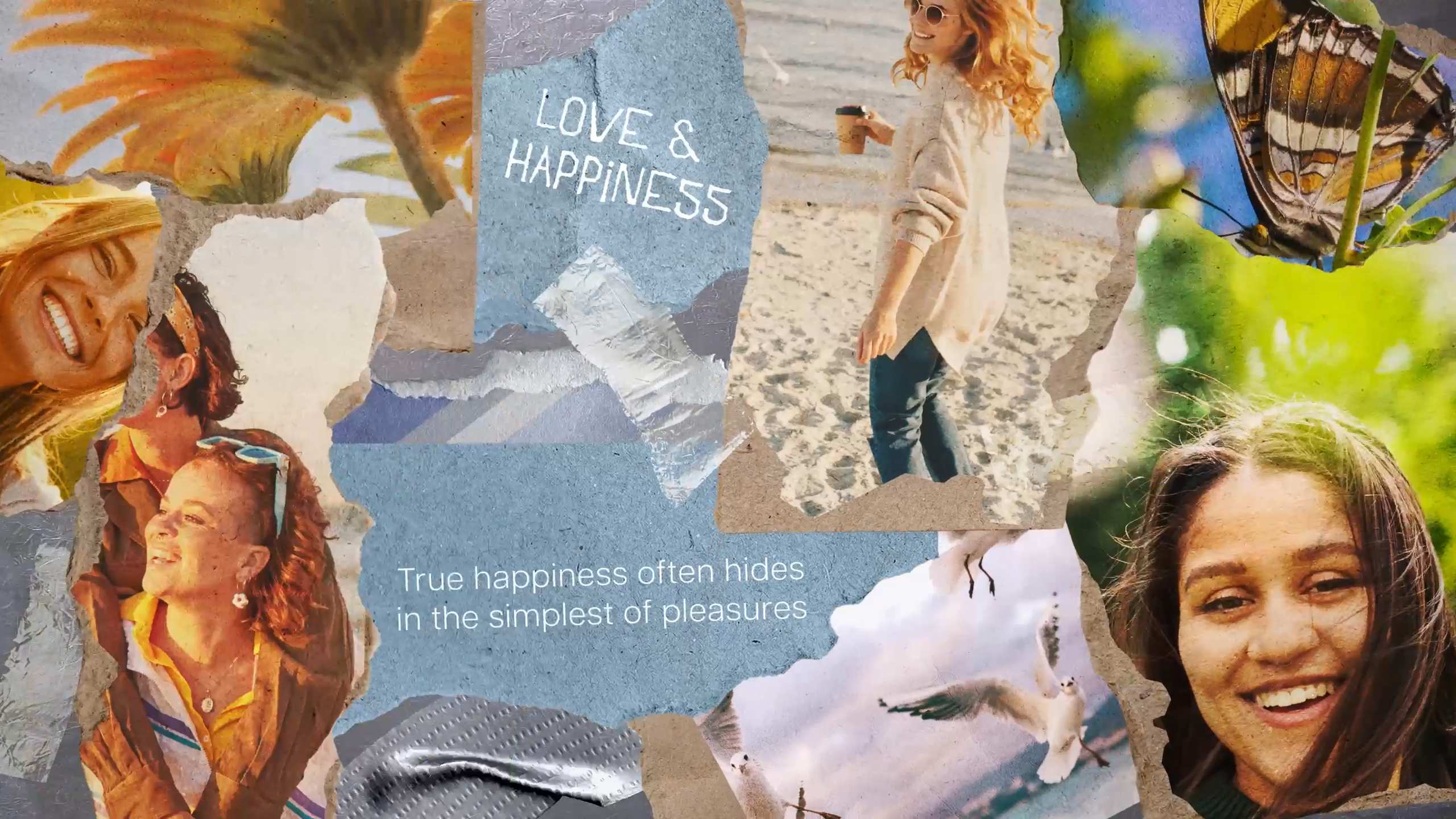 撕裂纸张手账本过渡转场特效AE模板 torn paper scrapbook transitions插图2 撕裂纸张手账本过渡转场特效AE模板 torn paper scrapbook transitions