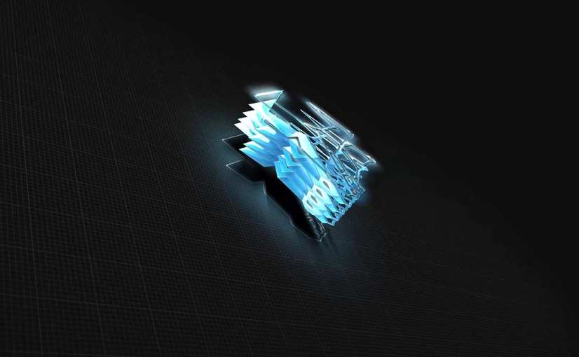 3D立体挤出标志LOGO揭示动画AE模板 3d extrud logo reveal