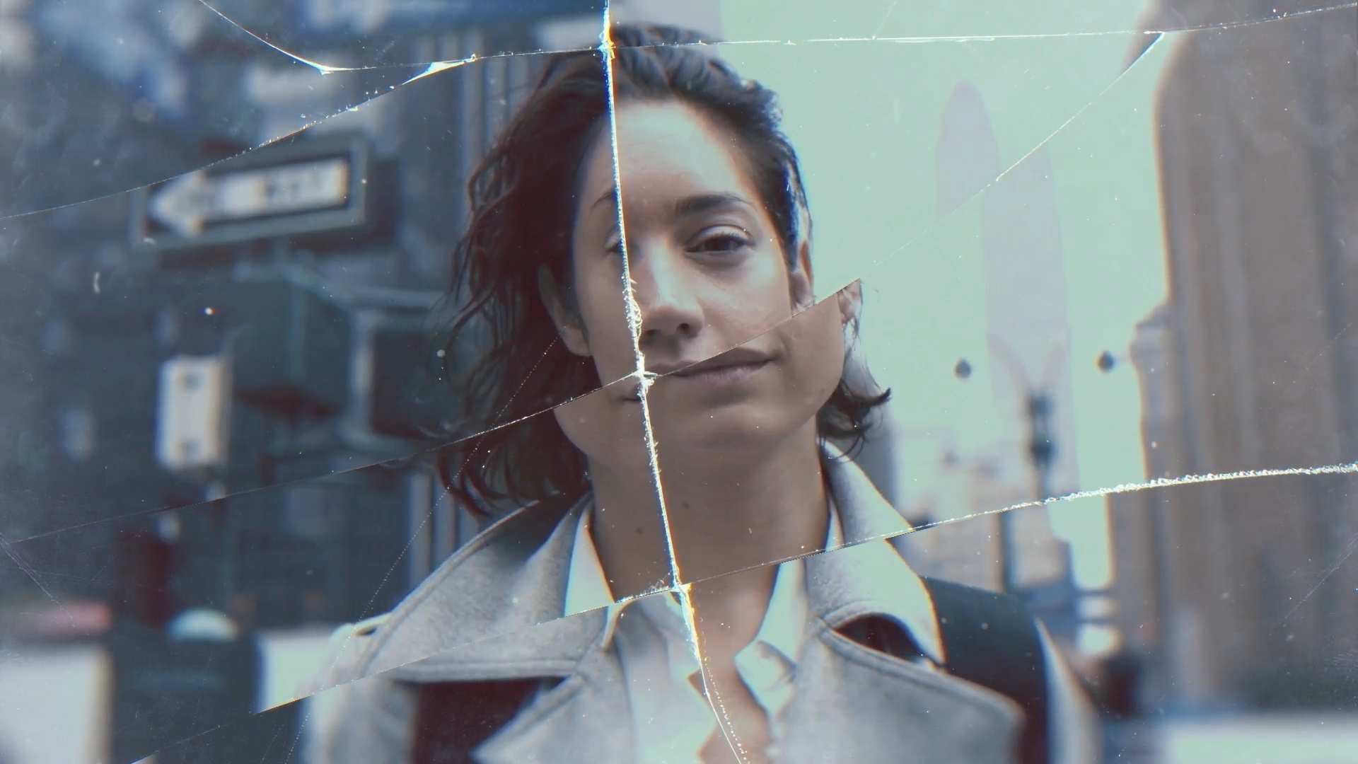 玻璃质感特效标题转场AE/PR模板 glass fx插图1