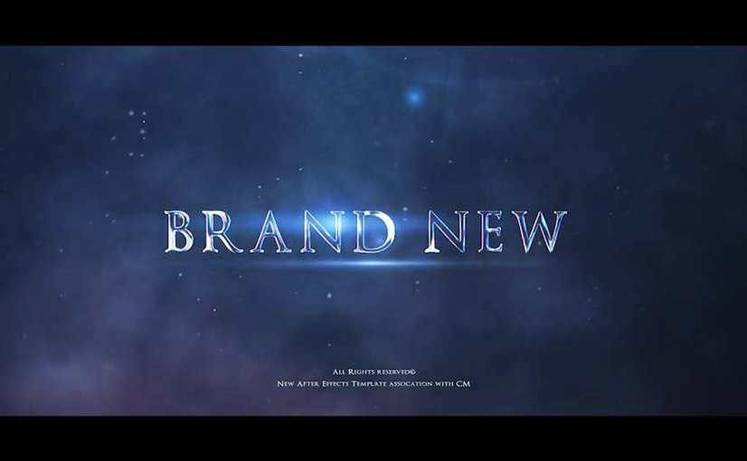 史诗级电影预告片标题字幕AE模板 epic trailer titles