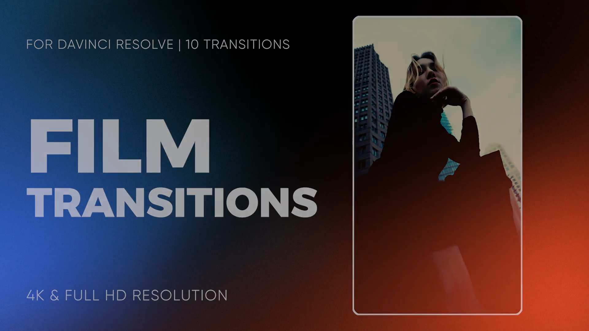 竖版电影胶片质感转场特效DaVinci Resolve模板 vertical film transitions插图2 竖版电影胶片质感转场特效DaVinci Resolve模板 vertical film transitions