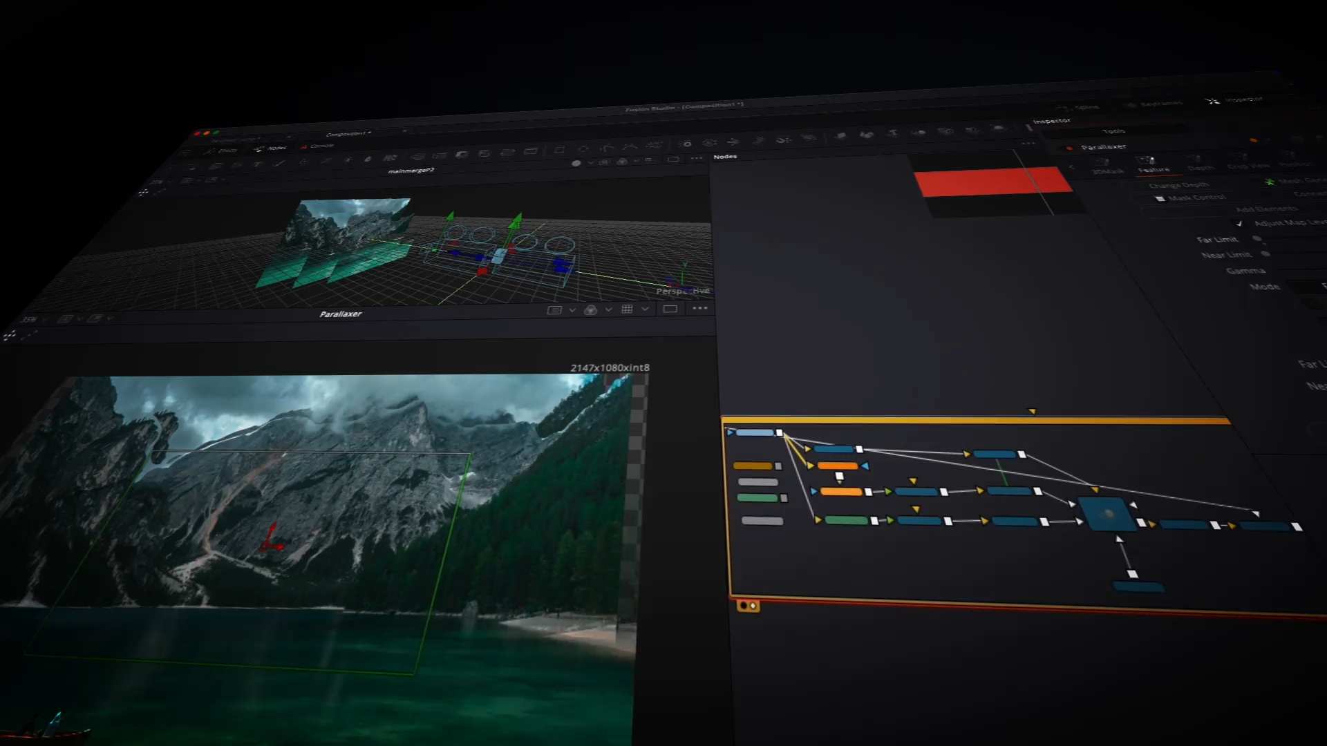 一键2D图片转3D立体效果DaVinci Resolve模板 convert 2d to 3d image one click davinci resolve插图1