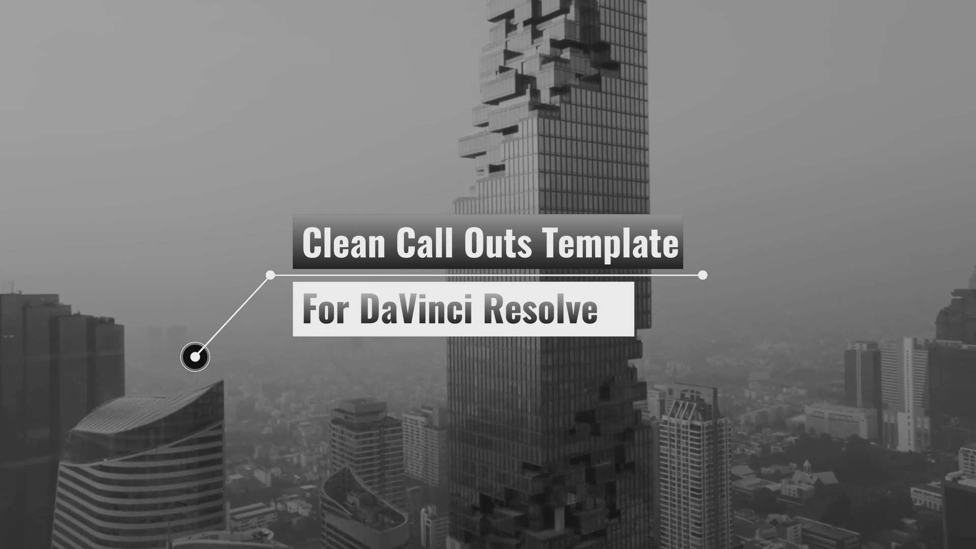 优雅现代标注说明动画DaVinci Resolve模板 elegant modern call outs for davinci resolve插图1