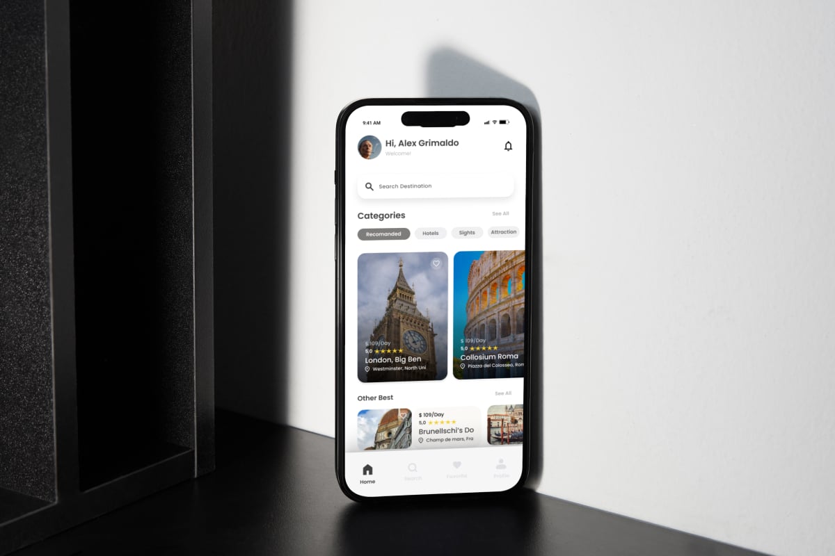 旅行计划App UX/UI设计套件 Advents – Travel Mobile App插图4 旅行计划App UX/UI设计套件 Advents - Travel Mobile App