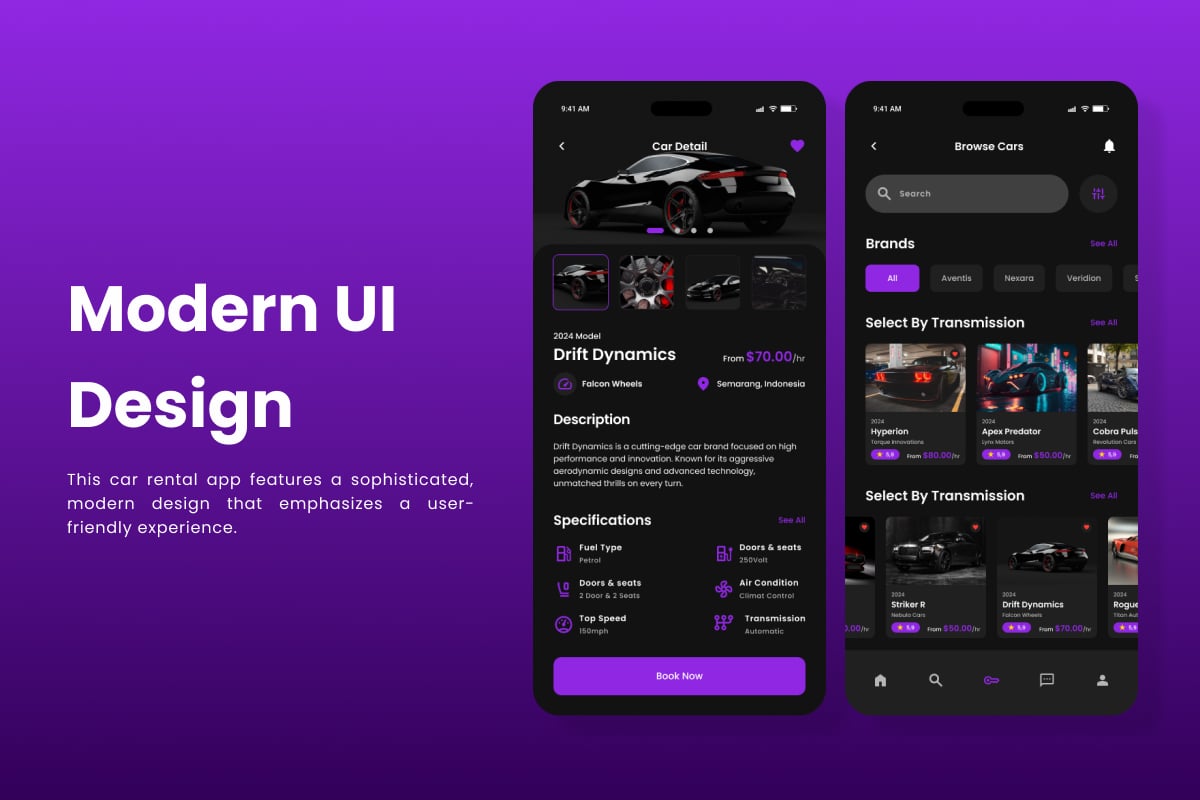 租车服务App用户体验设计模板 AutoHopper – Car Rental App插图1 租车服务App用户体验设计模板 AutoHopper - Car Rental App