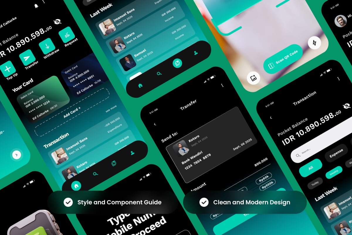 信贷金融App界面UI设计套件 Credora – Credit Finance UI Kit插图3 信贷金融App界面UI设计套件 Credora – Credit Finance UI Kit