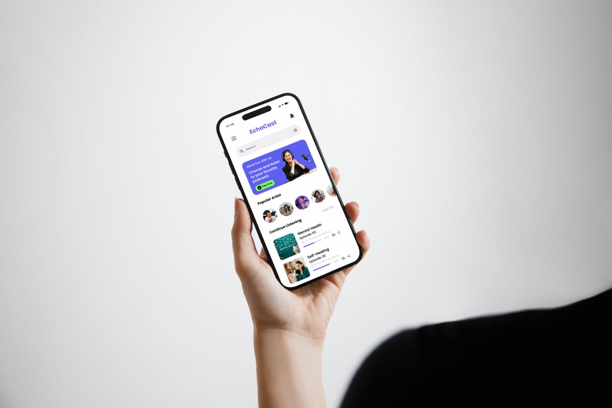 播客App界面UI设计套件 EchoCast – Podcast Mobile App插图3 播客App界面UI设计套件 EchoCast - Podcast Mobile App