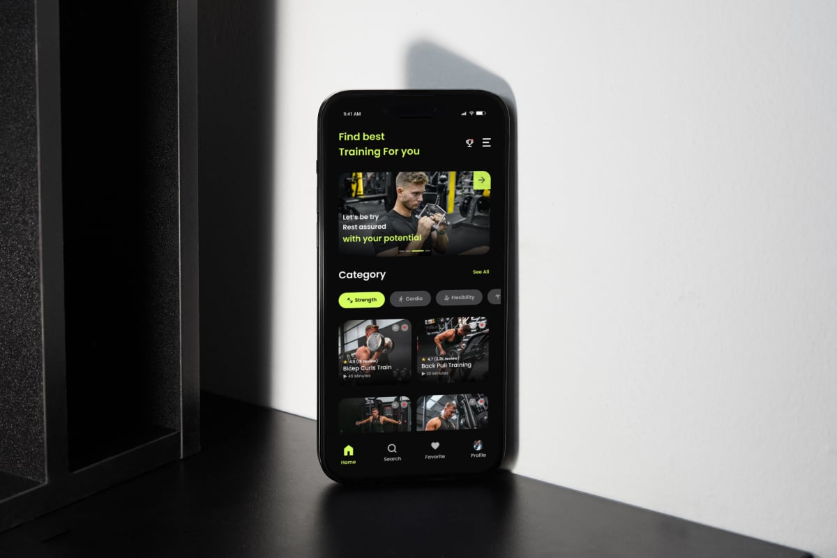 健身运动App界面设计套件 Energix – Fitness Mobile App插图3 健身运动App界面设计套件 Energix - Fitness Mobile App
