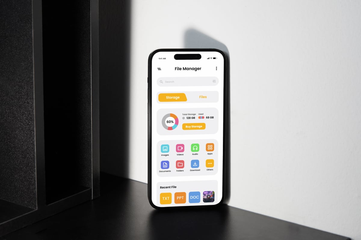 文件管理App用户体验设计模板 FileGrid – File Manager App插图4 文件管理App用户体验设计模板 FileGrid - File Manager App