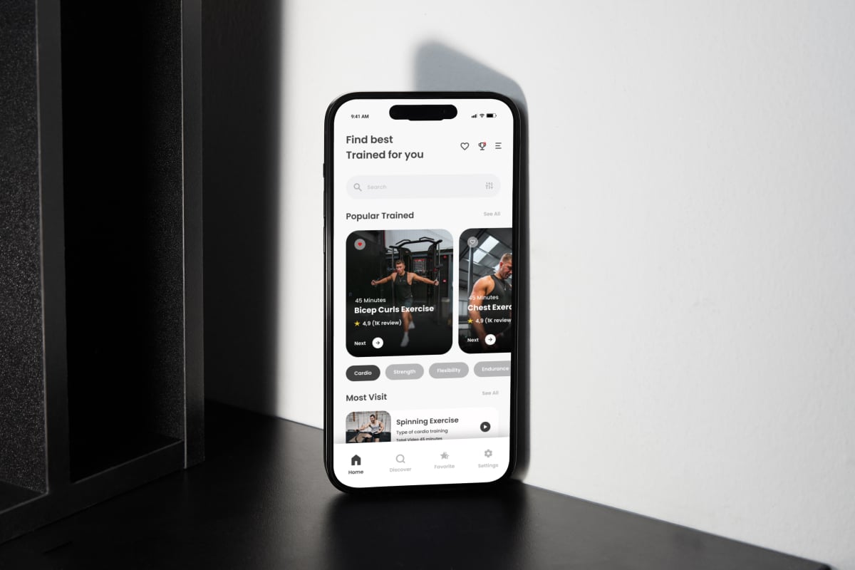 健身训练App UI设计模板 Fits Kuy – Fitness Mobile App插图4 健身训练App UI设计模板 Fits Kuy - Fitness Mobile App