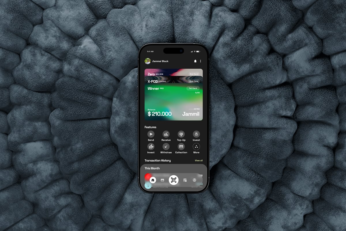 数字钱包App UI界面设计套件 FlowFlex – Digital Wallet UI Kit