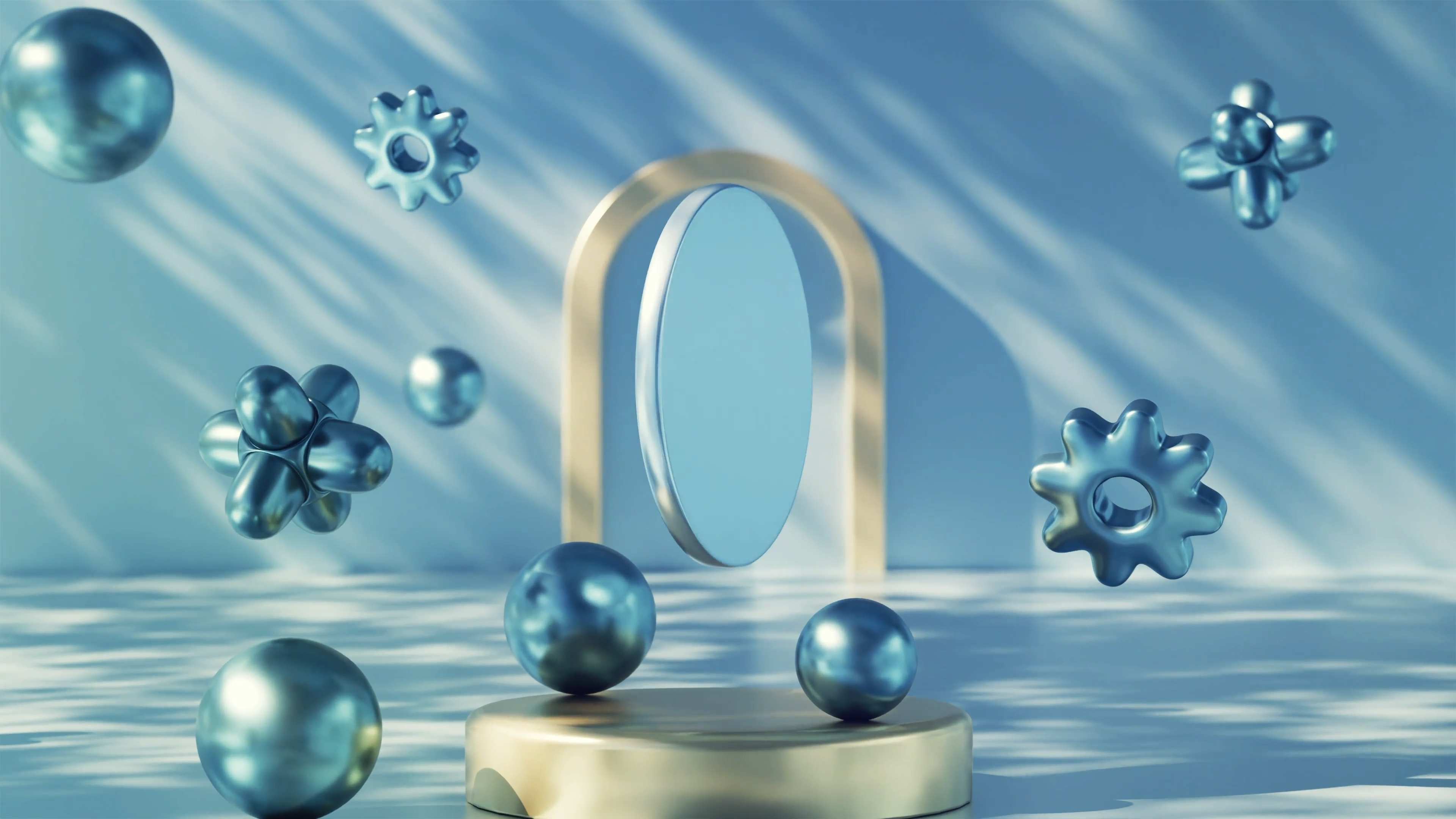 简约四风格屏幕3D标志开场包AE模板 Minimal 4 Style Screens Clean 3D Logo Intro Pack插图1