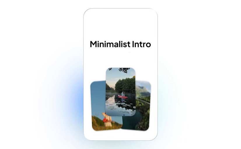 竖屏简约风格幻灯片视频AE模板 Vertical Minimalistic Slideshow