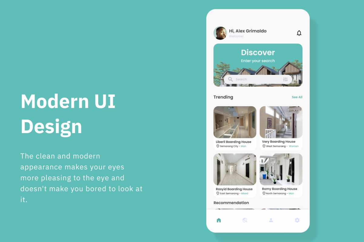 房产租房App界面设计模板 Kost Ku - Real Estate Mobile App