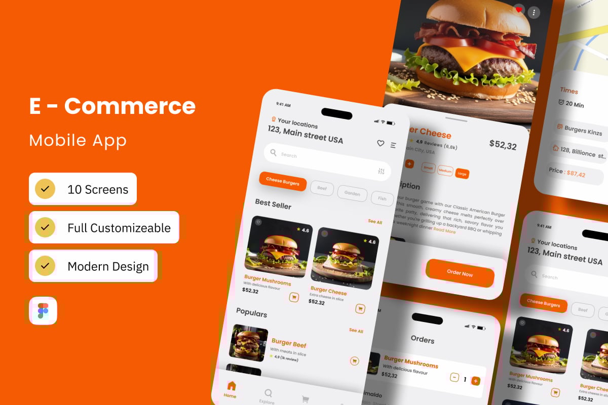电商购物App界面设计模板 Pattys Place – E-Commerce Mobile App插图 电商购物App界面设计模板 Pattys Place - E-Commerce Mobile App