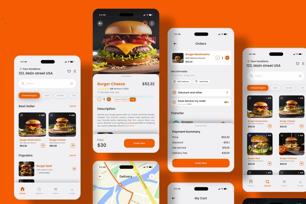 电商购物App界面设计模板 Pattys Place – E-Commerce Mobile App插图3 电商购物App界面设计模板 Pattys Place - E-Commerce Mobile App