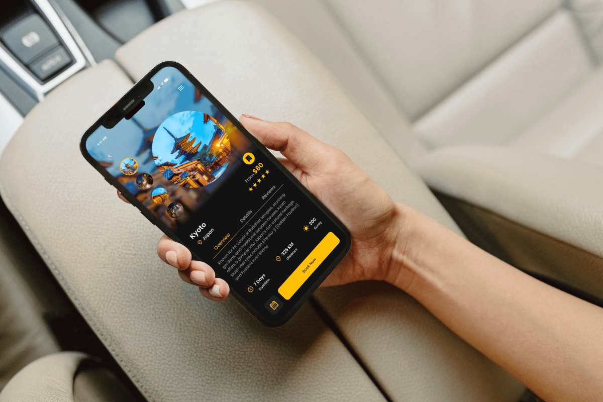 旅行预订App界面UX设计模板 TravelEase – Travel & Booking Mobile App插图4 旅行预订App界面UX设计模板 TravelEase - Travel & Booking Mobile App