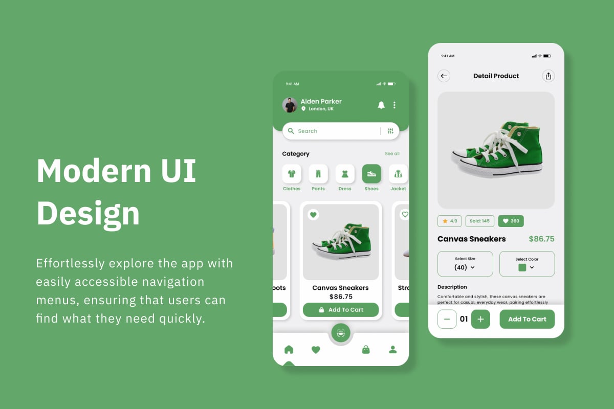潮流服饰App UI设计套件 Tokomode – Fashion Mobile App UI Kit插图1 潮流服饰App UI设计套件 Tokomode - Fashion Mobile App UI Kit
