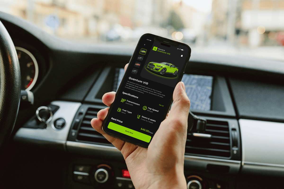 汽车租赁App界面UX设计模板 VroomNest – Car Rental Mobile App插图3 汽车租赁App界面UX设计模板 VroomNest - Car Rental Mobile App