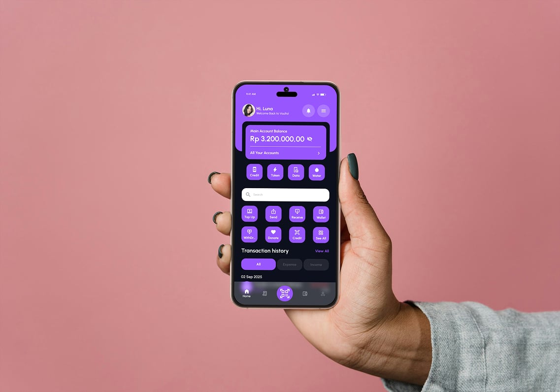 安全银行App界面UI设计套件 Vaulta – Secure Banking UI Kit插图3 安全银行App界面UI设计套件 Vaulta – Secure Banking UI Kit
