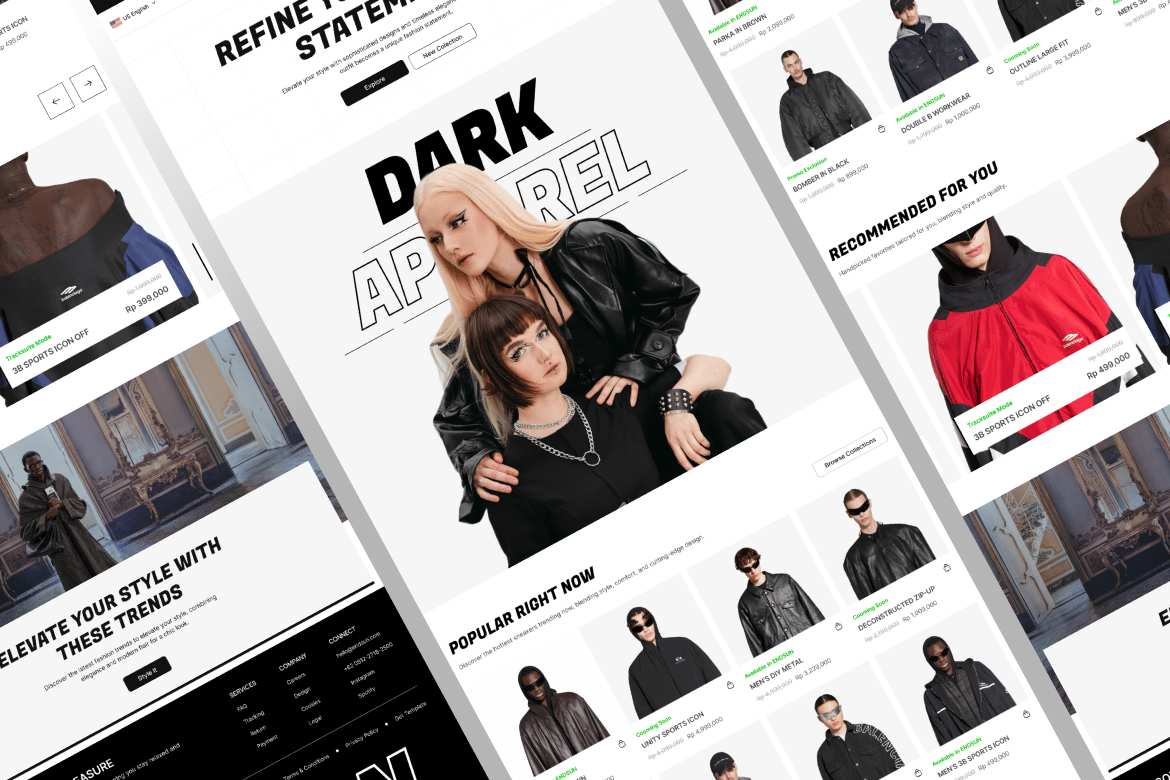 时尚品牌Shopify着陆页设计模板 endsun-fashion-shopify-landing-page插图1 时尚品牌Shopify着陆页设计模板 endsun-fashion-shopify-landing-page
