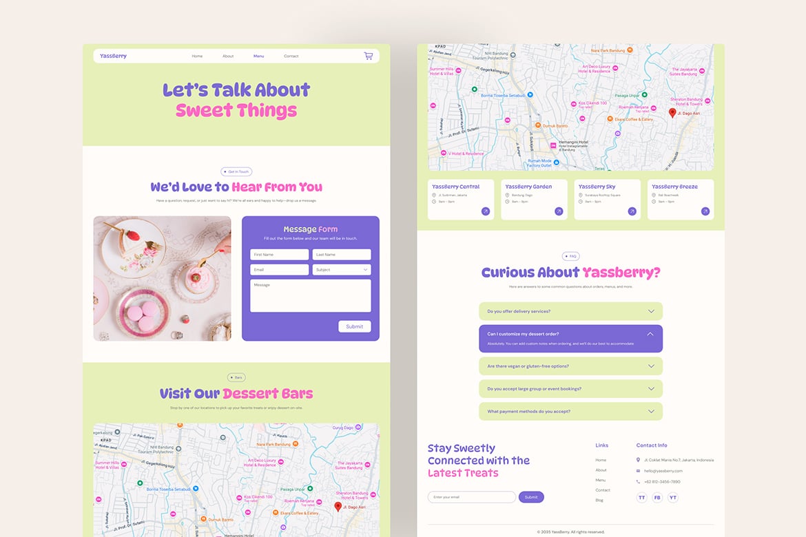 作品集网站UI设计Figma模板 YassBerry – Portfolio Website UI Figma Template插图4 作品集网站UI设计Figma模板 YassBerry - Portfolio Website UI Figma Template