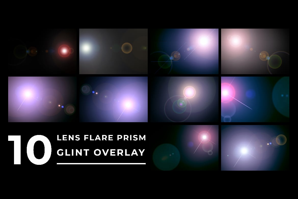 10款镜头光晕棱镜闪耀叠加素材 Lens Flare Prism Glint Overlay插图1 10款镜头光晕棱镜闪耀叠加素材 Lens Flare Prism Glint Overlay