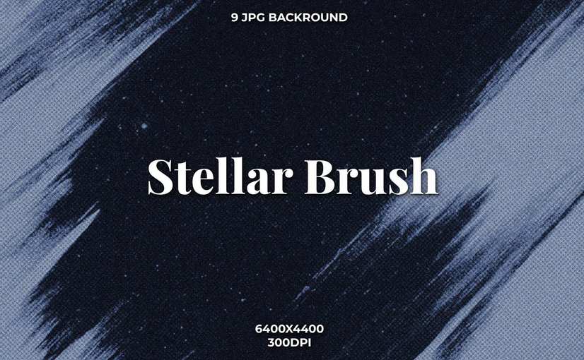 9款银河绘画纹理集 Stellar Brush Galactic Paint Texture