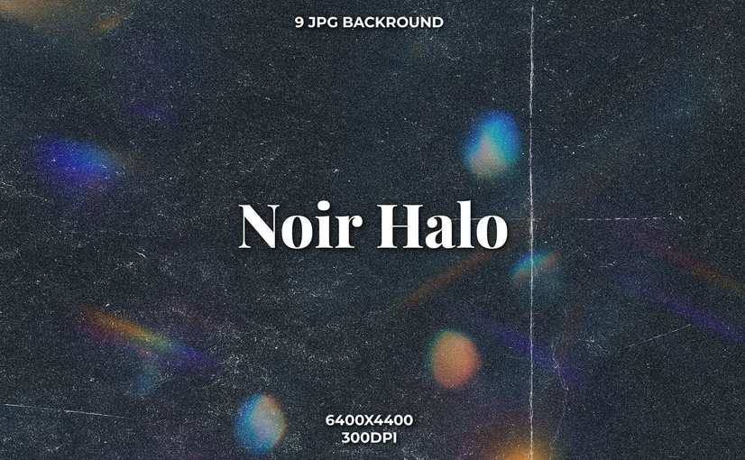 9款情绪颗粒感纹理贴图 Noir Halo Moody Grain Light Textures