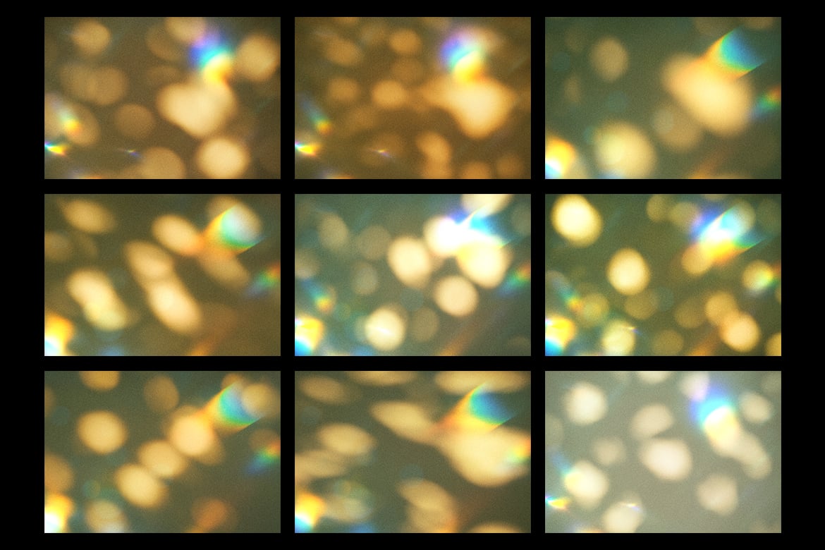 9款柔美散景彩虹纹理 Blur Bloom Soft Bokeh Rainbow Glow Textures插图1 9款柔美散景彩虹纹理 Blur Bloom Soft Bokeh Rainbow Glow Textures
