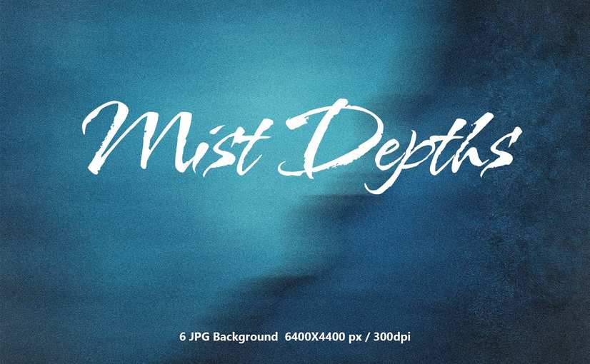 6款氛围感雾气纹理背景 Mist Depths Atmospheric Fog Textures