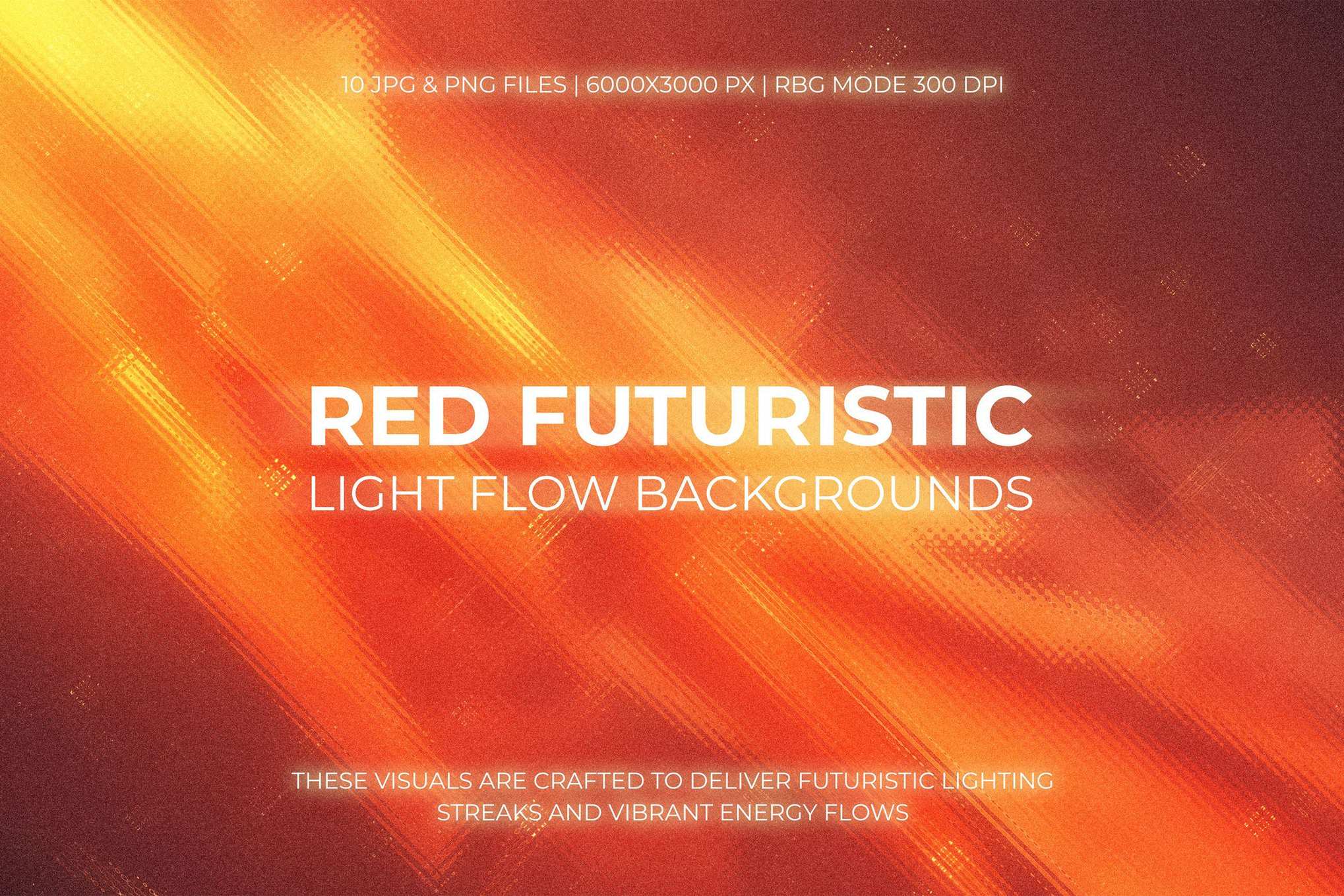 10款红色未来光流背景 Red Futuristic Light Flow Backgrounds插图 10款红色未来光流背景 Red Futuristic Light Flow Backgrounds