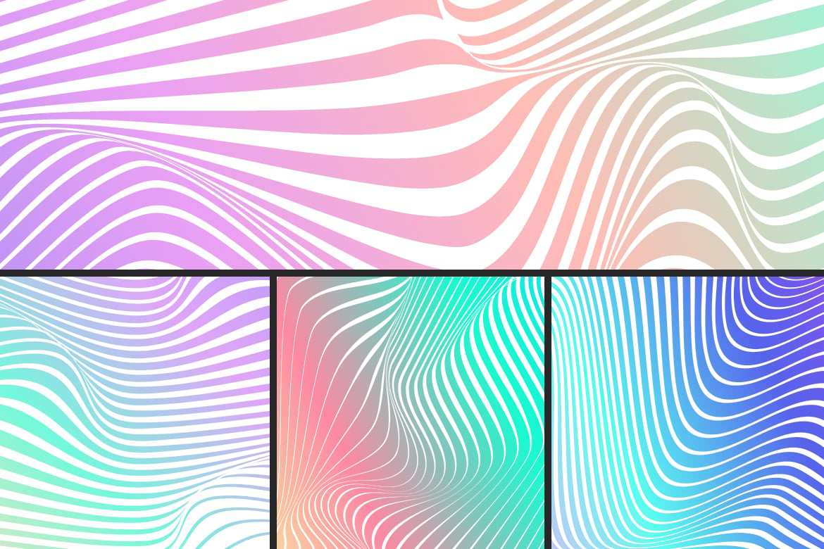 5款渐变梦幻全息波浪背景 Holo Vibrant Gradient Waves插图5 5款渐变梦幻全息波浪背景 Holo Vibrant Gradient Waves
