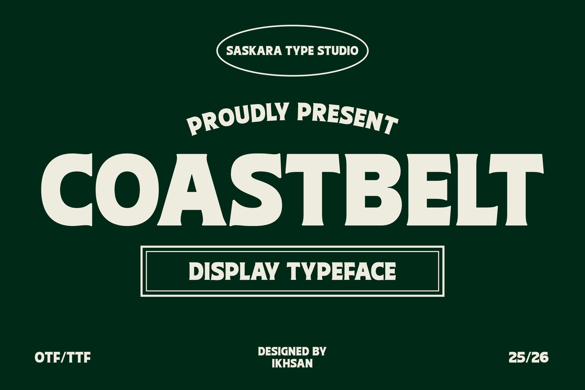 复古珐琅招牌风格友好无衬线字体 COASTBELT – Sans Serif ft. displaytypeface & vintagefont插图 复古珐琅招牌风格友好无衬线字体 COASTBELT – Sans Serif ft. displaytypeface & vintagefont