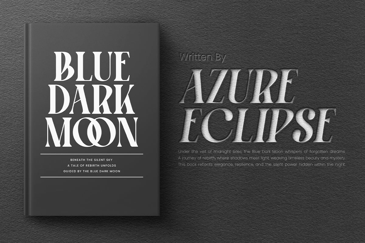 粗黑紧凑时尚标题衬线字体 Luxmoon – Bold Condensed Serif Typeface插图2 粗黑紧凑时尚标题衬线字体 Luxmoon – Bold Condensed Serif Typeface