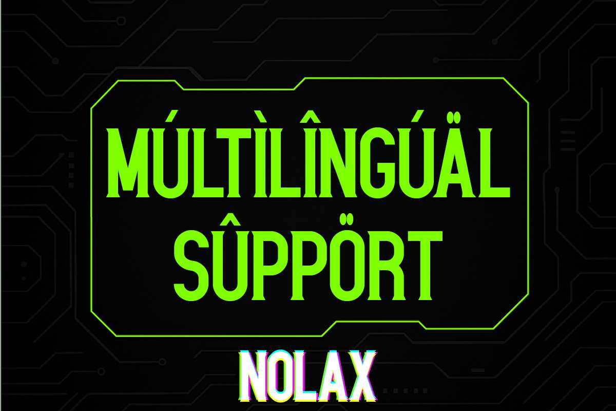 未来科技感电子风格字体 NOLAX – Futuristic Techno Typeface插图3 未来科技感电子风格字体 NOLAX – Futuristic Techno Typeface