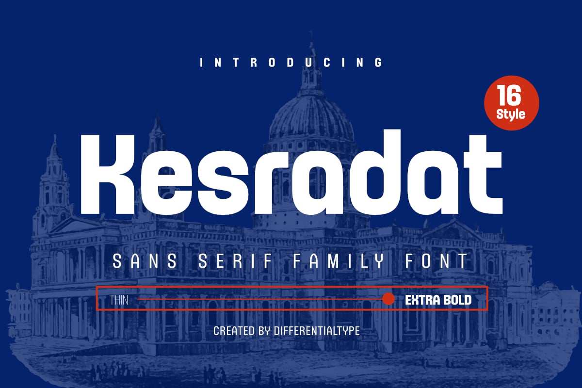 多字重显示应用无衬线字体家族 Kesradat Sans Serif Family插图2 多字重显示应用无衬线字体家族 Kesradat Sans Serif Family