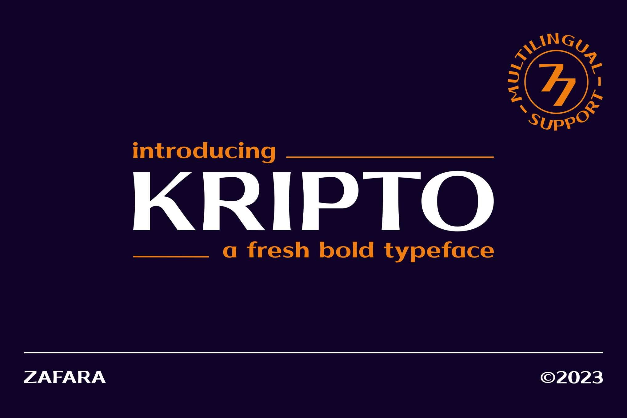 经典稳固现代感无衬线字体 Kripto Sans-Serif插图 经典稳固现代感无衬线字体 Kripto Sans-Serif