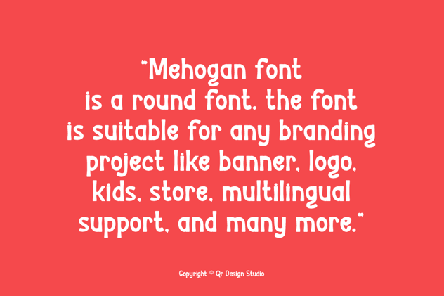 圆润趣味儿童主题字体 Mehogan Round Funny Font插图4 圆润趣味儿童主题字体 Mehogan Round Funny Font