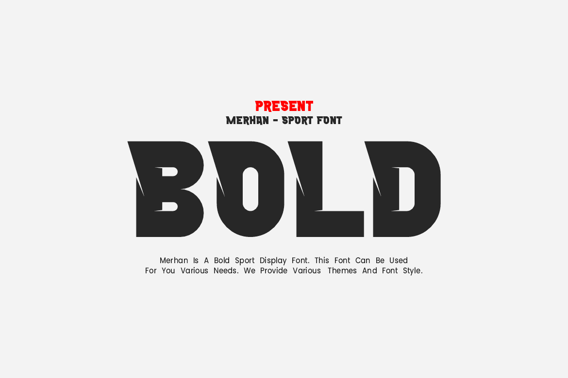 强劲动态运动风格字体 Merhan Sporty Font插图1 强劲动态运动风格字体 Merhan Sporty Font