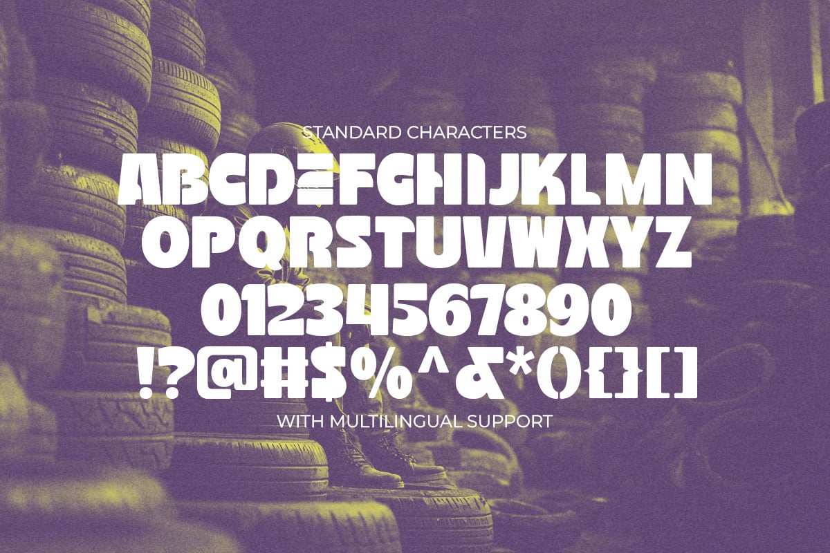复古炫酷显示标题无衬线字体 Speed Demon Sans-Serif插图4 复古炫酷显示标题无衬线字体 Speed Demon Sans-Serif