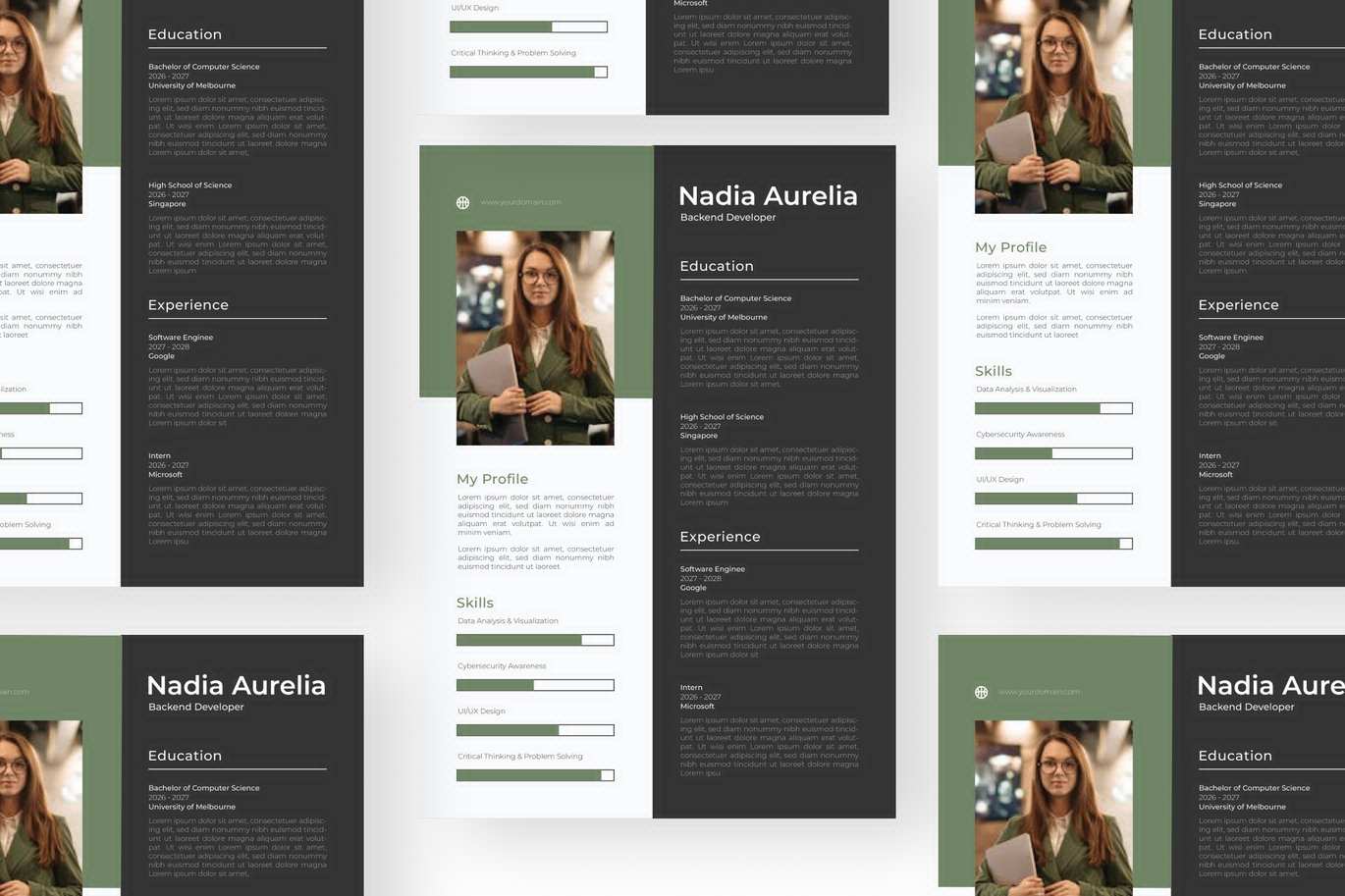 睿智深邃简历打印模板 Sage Deep – Resume Print Templates插图2 睿智深邃简历打印模板 Sage Deep - Resume Print Templates