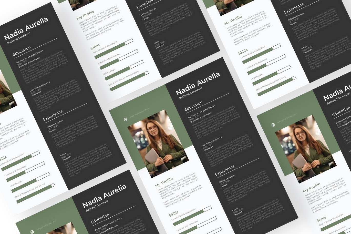 睿智深邃简历打印模板 Sage Deep – Resume Print Templates插图3 睿智深邃简历打印模板 Sage Deep - Resume Print Templates