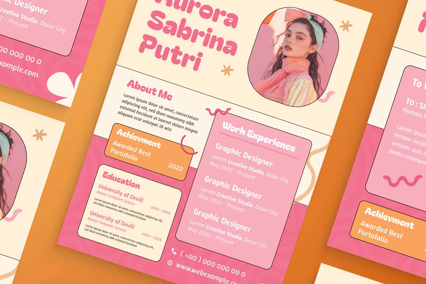 现代风CV简历模板 Modern CV Resume Print Templates插图5 现代风CV简历模板 Modern CV Resume Print Templates