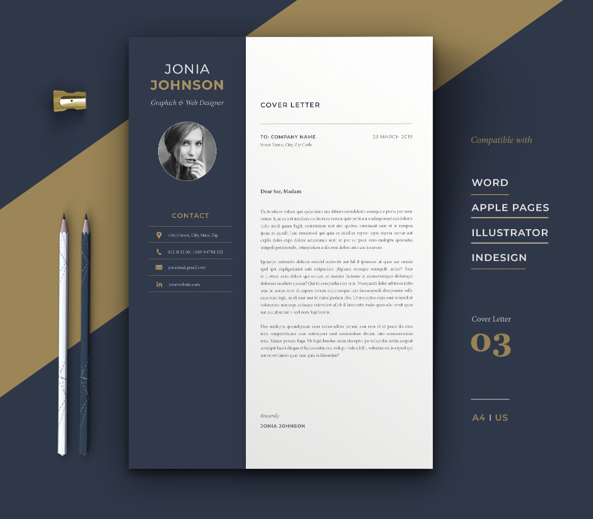专业求职简历CV模板 Professional Resume Cv Print Templates插图1 专业求职简历CV模板 Professional Resume Cv Print Templates