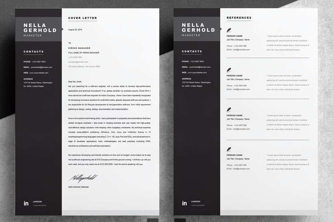 2025版专业简约简历模板 professional-simple-resume-template-2025插图1 2025版专业简约简历模板 professional-simple-resume-template-2025