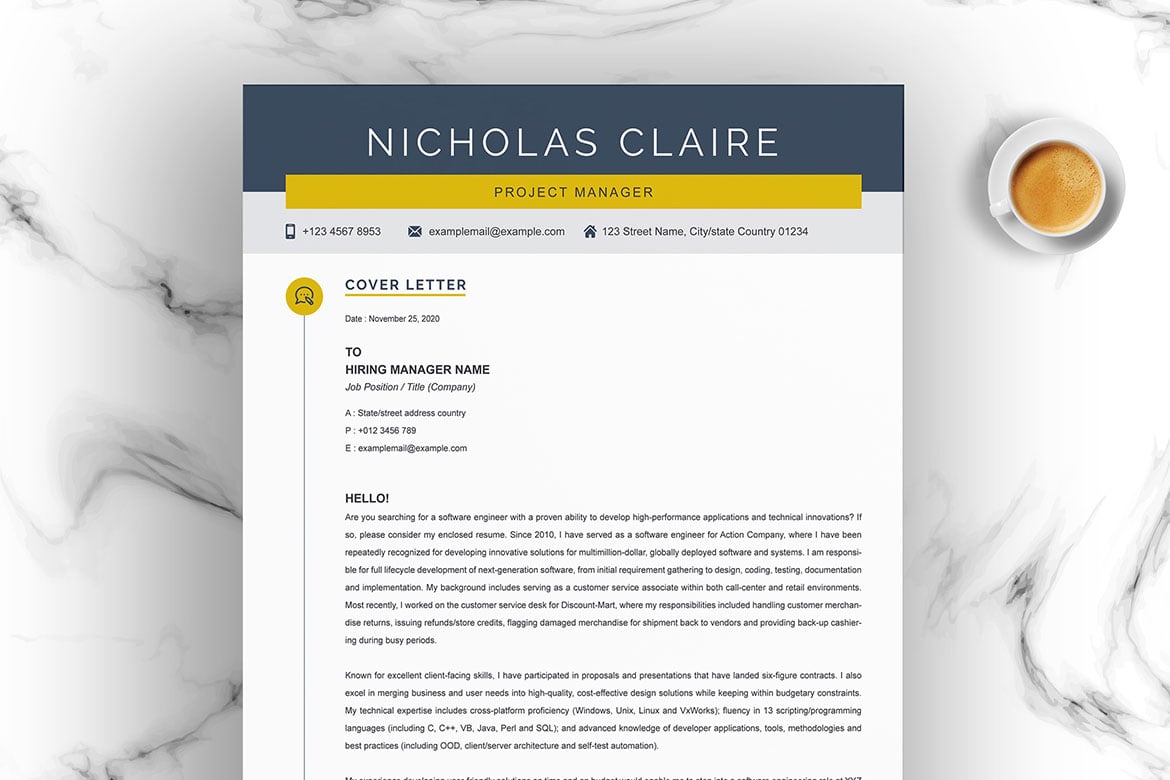 专业简历通用模板 Professional Resume Template Print Templates插图4 专业简历通用模板 Professional Resume Template Print Templates