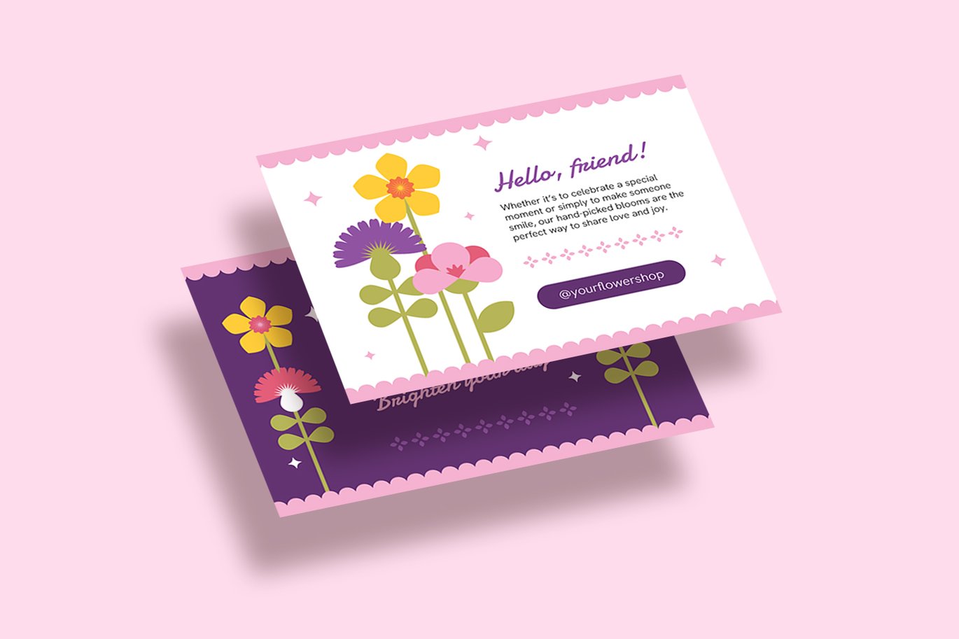 花卉主题明信片模板 Bloomhara – Postcard_ Print Templates插图1 花卉主题明信片模板 Bloomhara - Postcard_ Print Templates