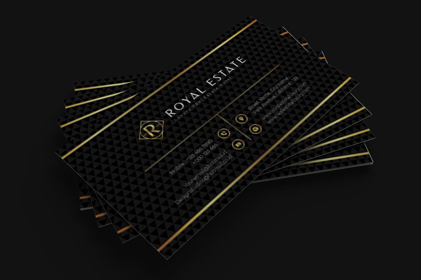 优雅风格企业名片设计模板 Elegant – Business Card_ Print Templates插图1 优雅风格企业名片设计模板 Elegant - Business Card_ Print Templates